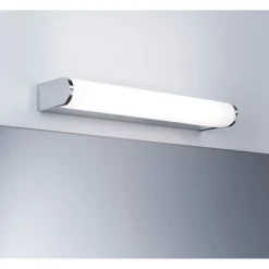 LED-seinävalaisin Paulmann Arneb, IP44, 700lm, 6.5W, säädettävä värilämpötila, kromi