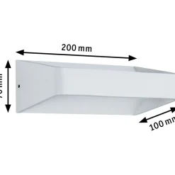 LED-seinävalaisin Paulmann Bar, 20cm, 2700K, valkoinen