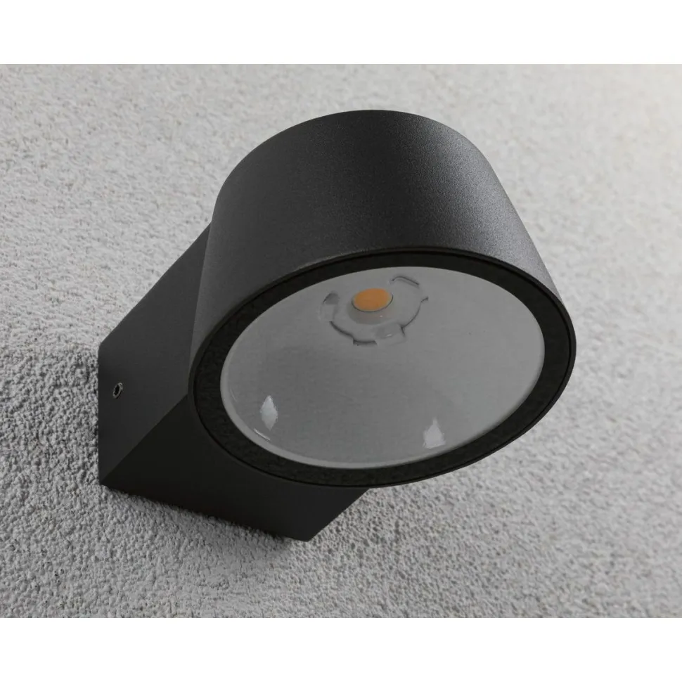 LED-Seinävalaisin Paulmann Capea 56mm tummanharmaa