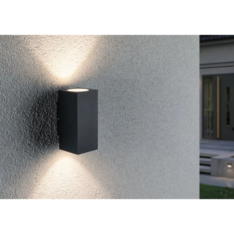 LED-Seinävalaisin Paulmann Flame 128mm antrasiitti