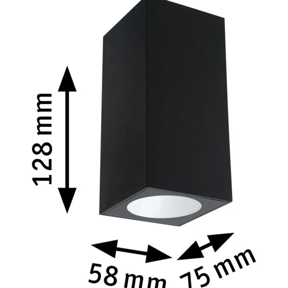 LED-Seinävalaisin Paulmann Flame 128mm antrasiitti