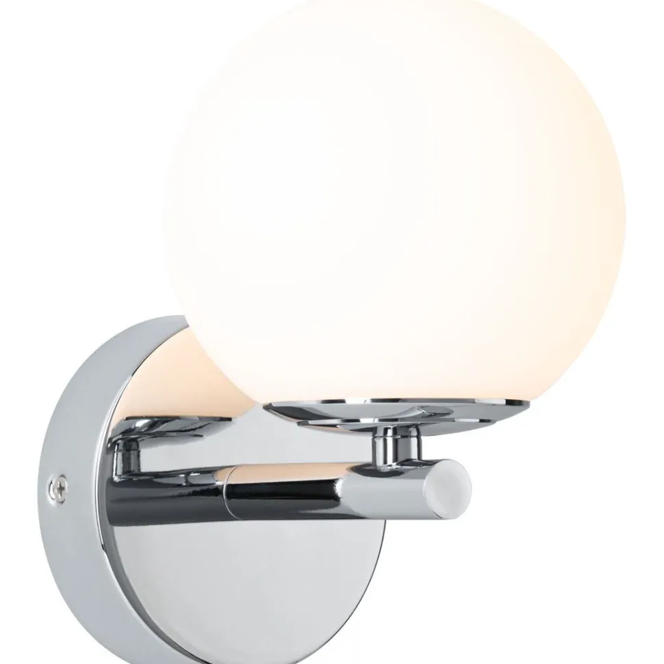 LED-seinävalaisin Paulmann Gove, IP44, 3000K, mattamusta