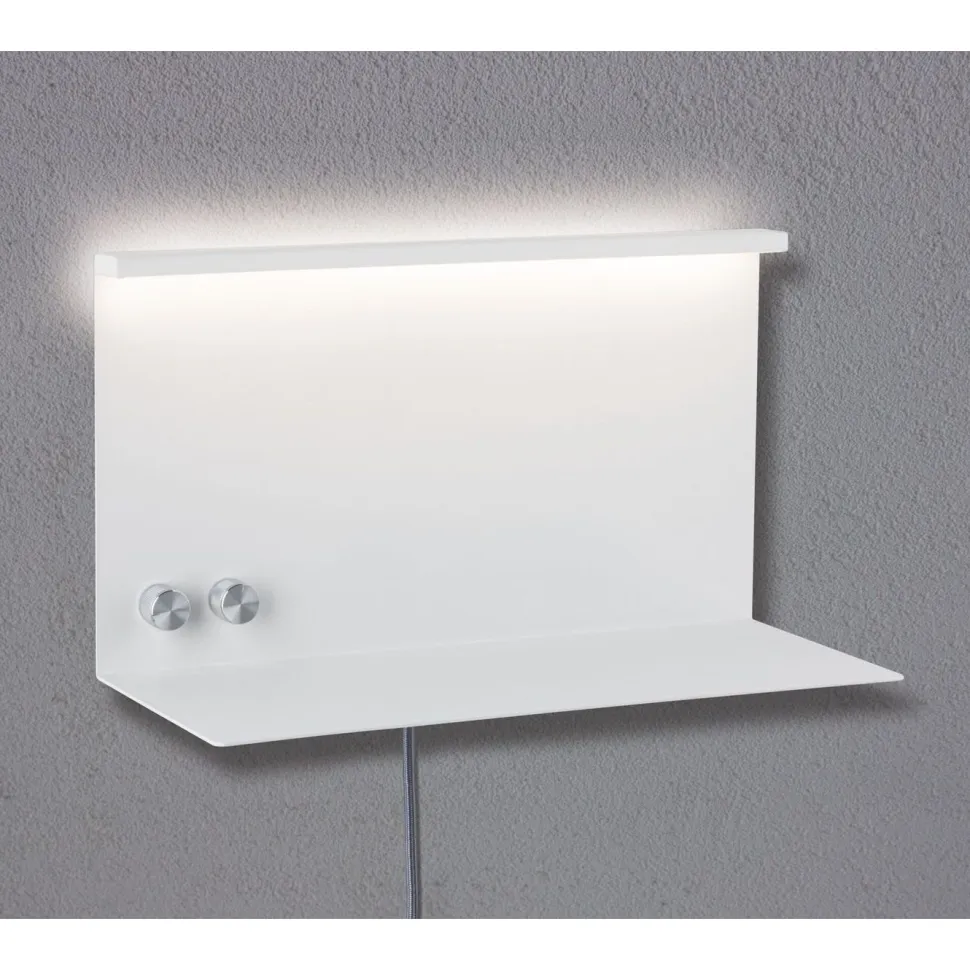 LED-seinävalaisin Paulmann Jarina, USB C, 3000K, himmennettävä, mattamusta