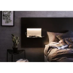 LED-seinävalaisin Paulmann Jarina, USB C, 3000K, himmennettävä, mattamusta