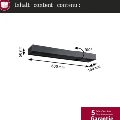 LED-seinävalaisin Paulmann Lucille 60cm IP44 2700K himmennettävä, eri vaihtoehtoja