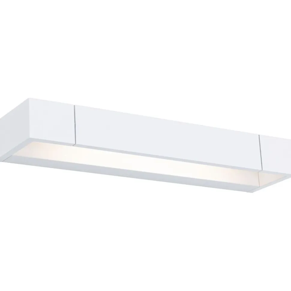 LED-seinävalaisin Paulmann Lucille, 40cm, IP44, 2700K, himmennettävä, valkoinen