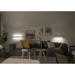 LED-seinävalaisin Paulmann Lucille, 40cm, IP44, 2700K, himmennettävä, valkoinen