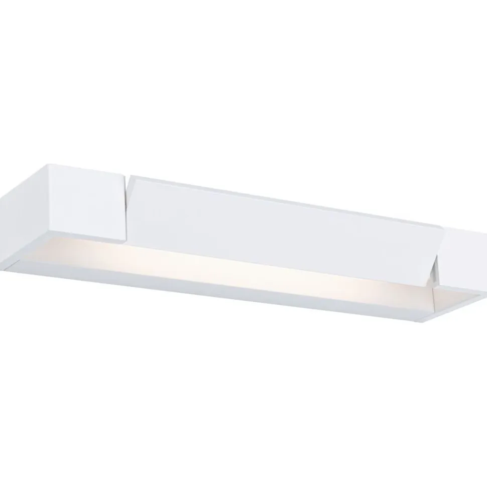 LED-seinävalaisin Paulmann Lucille, 40cm, IP44, 2700K, himmennettävä, valkoinen