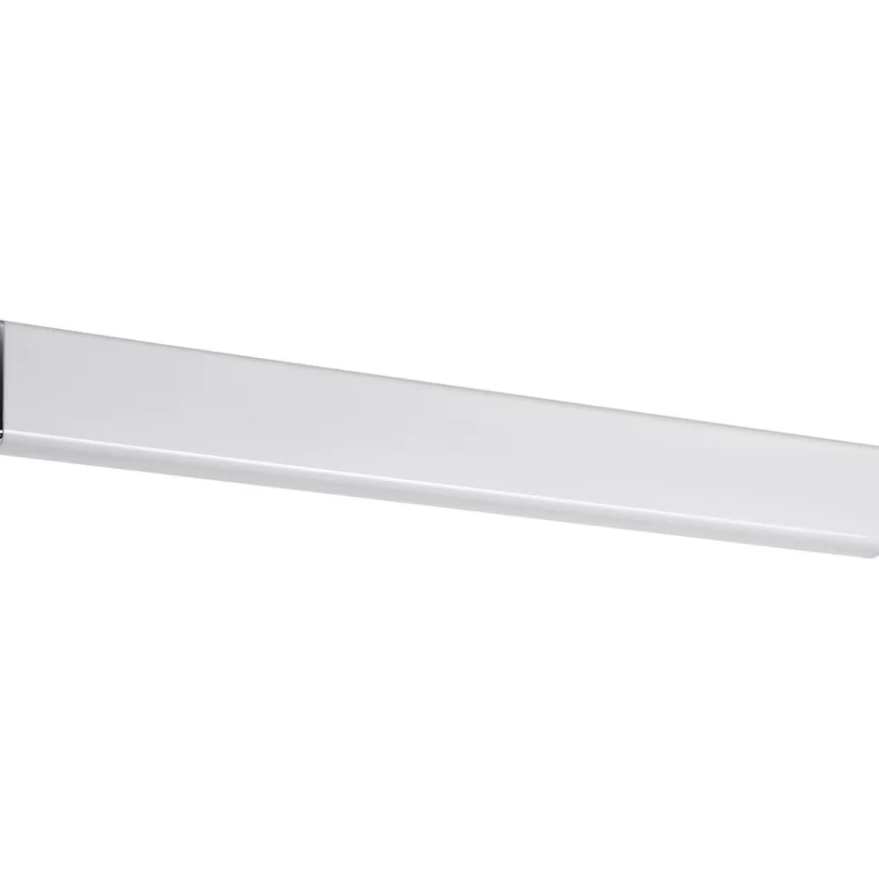 LED-seinävalaisin Paulmann Nembus, IP44, 3000K, 600lm, 9W, kromi/valkoinen