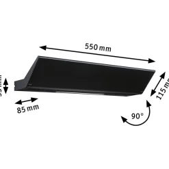 LED-seinävalaisin Paulmann Ranva, 2700K, himmennettävä, mattavalkoinen