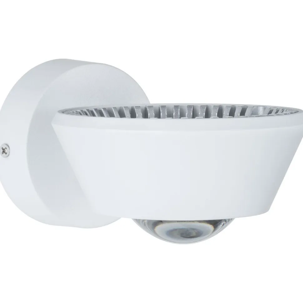 LED-seinävalaisin Paulmann Sabik, IP44, 2700K, himmennettävä, mattavalkoinen