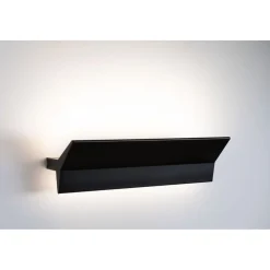 LED-seinävalaisin Paulmann Stine, 2700K, himmennettävä, mattamusta