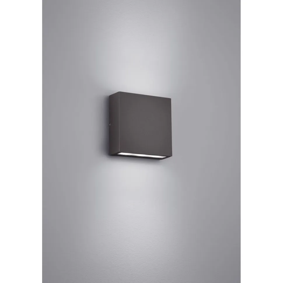 LED-seinävalaisin Thames 140x50x140 mm ylös/alas antrasiitti
