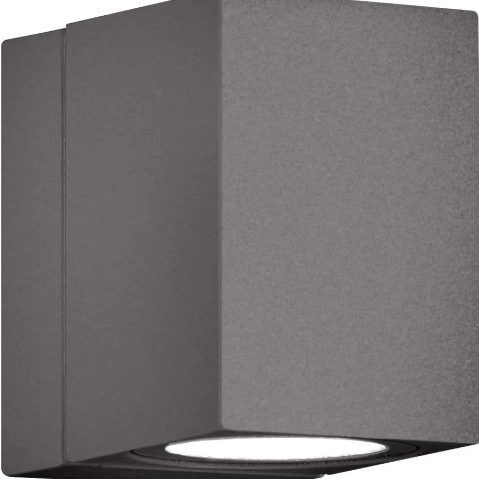 LED-seinävalaisin Tiber 70x100x100 mm suunnattava antrasiitti