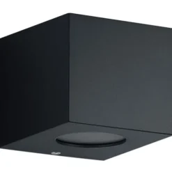 LED-seinävalaisin Trio Cordoba 90x100x105 mm mattamusta IP44