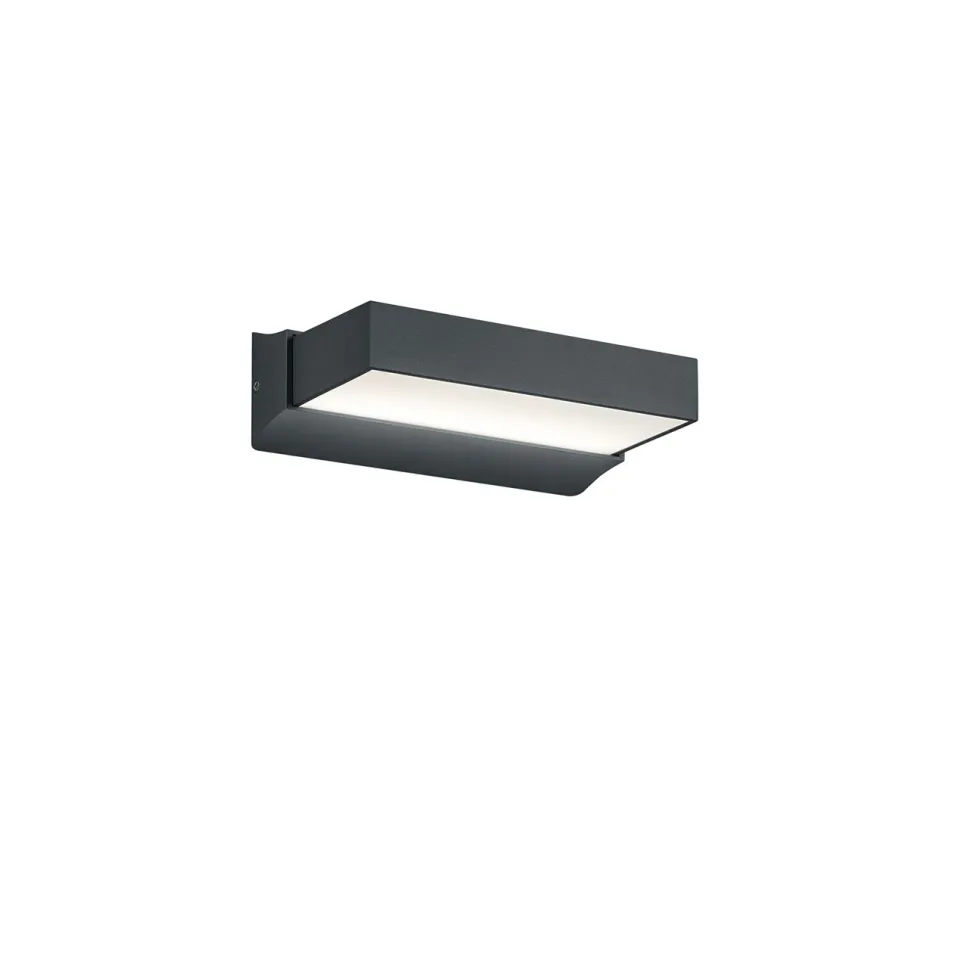 LED-seinävalaisin Trio Cuando 70x232x135 mm antrasiitti