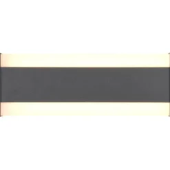 LED-seinävalaisin Trio Dawson, 30cm, antrasiitti