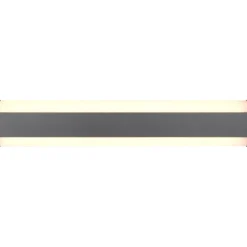 LED-seinävalaisin Trio Dawson, 30cm, antrasiitti