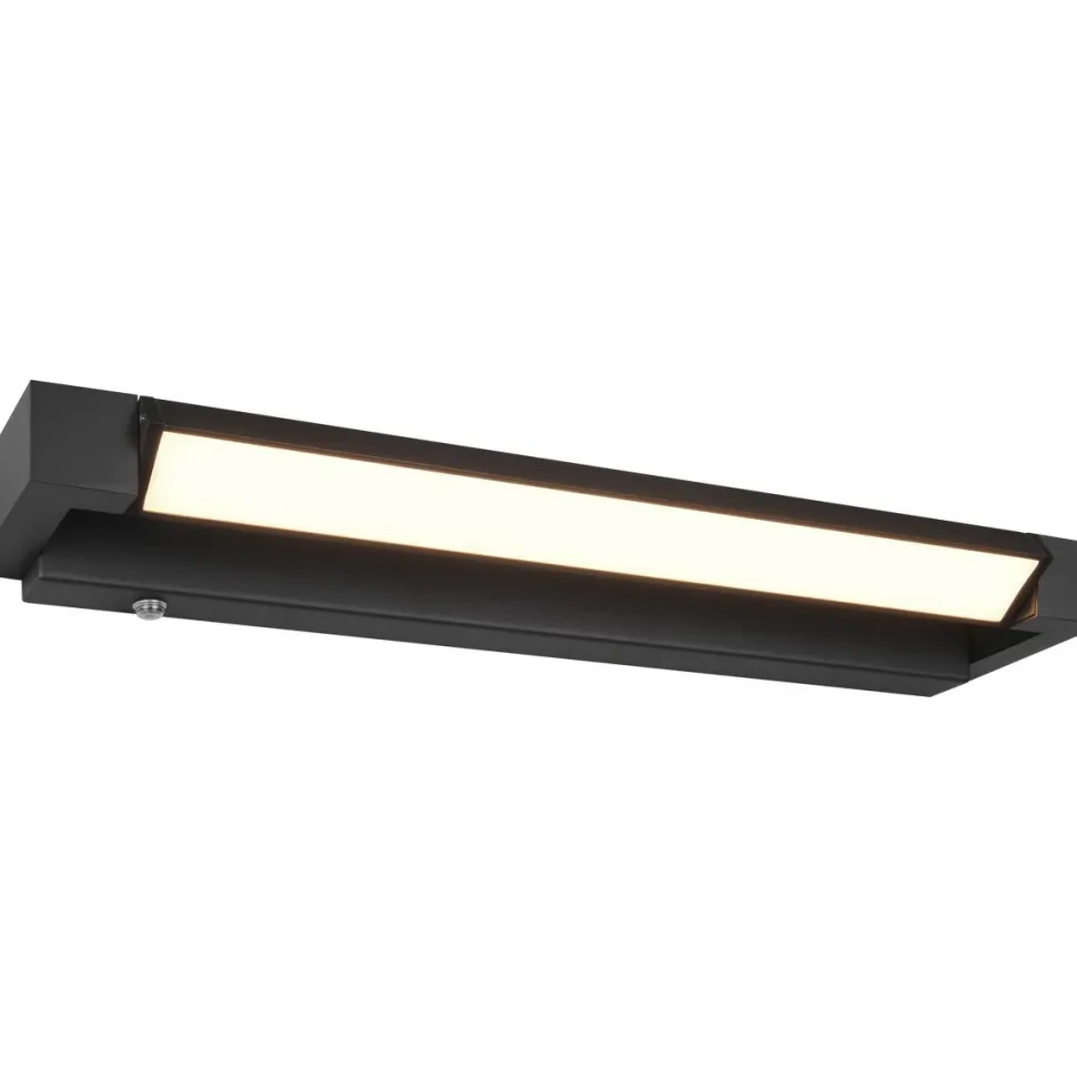 LED-seinävalaisin Trio Fabricio H2O 50cm musta