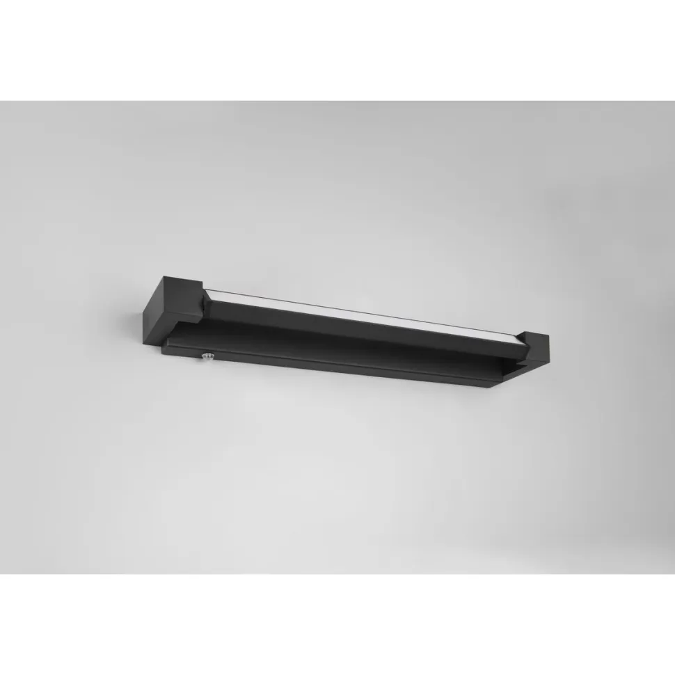 LED-seinävalaisin Trio Fabricio H2O 50cm musta