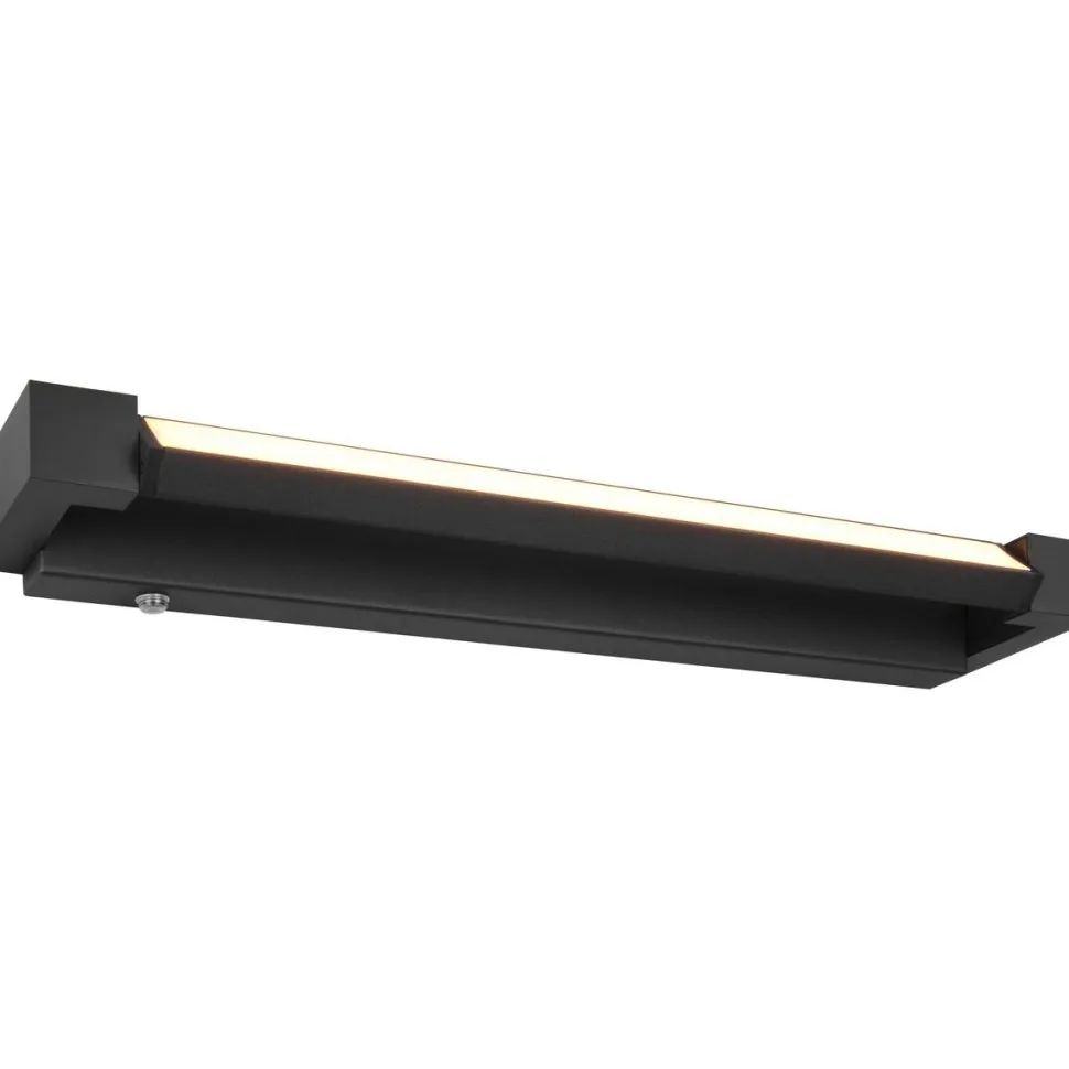 LED-seinävalaisin Trio Fabricio H2O 50cm musta
