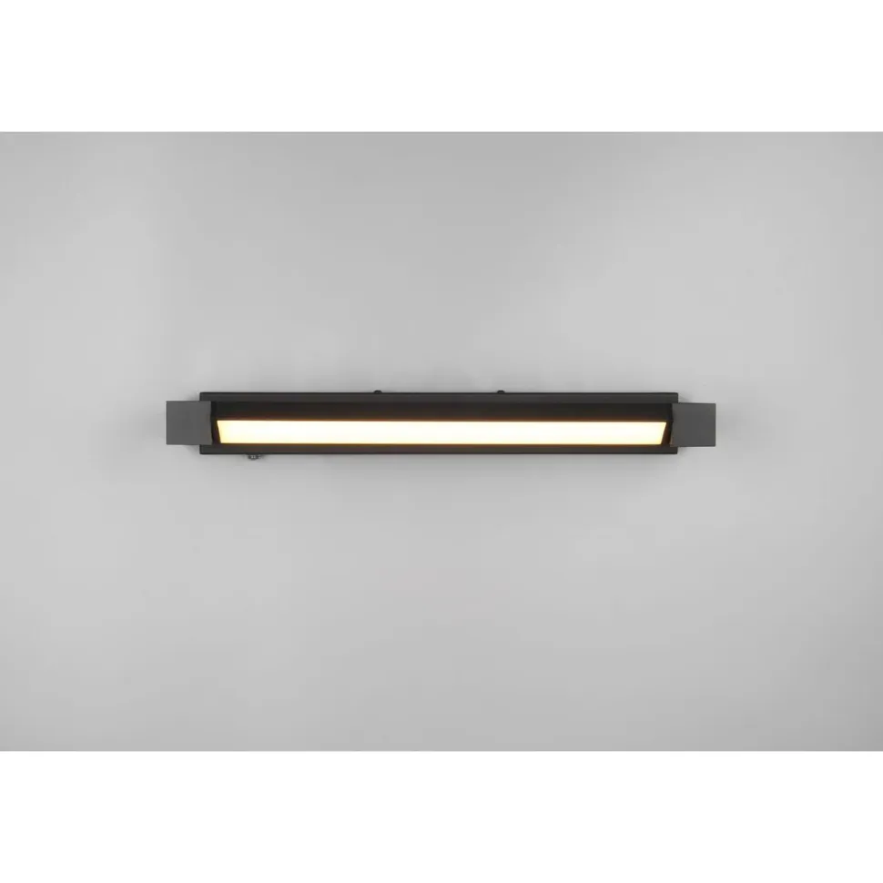 LED-seinävalaisin Trio Fabricio H2O 50cm musta