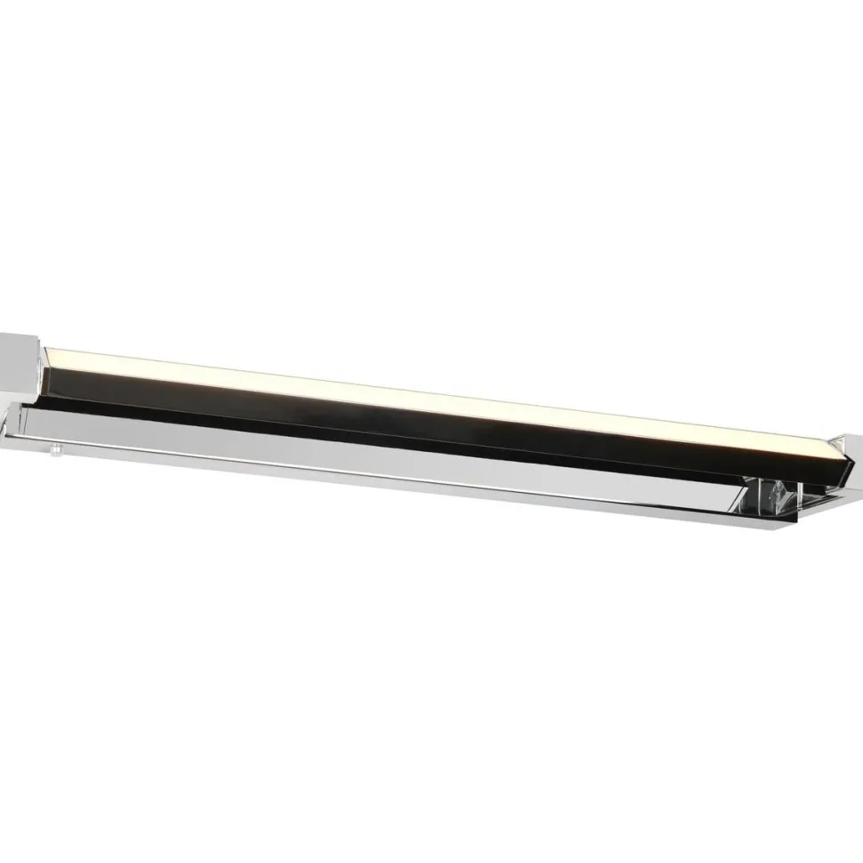 LED-seinävalaisin Trio Fabricio H2O 50cm musta
