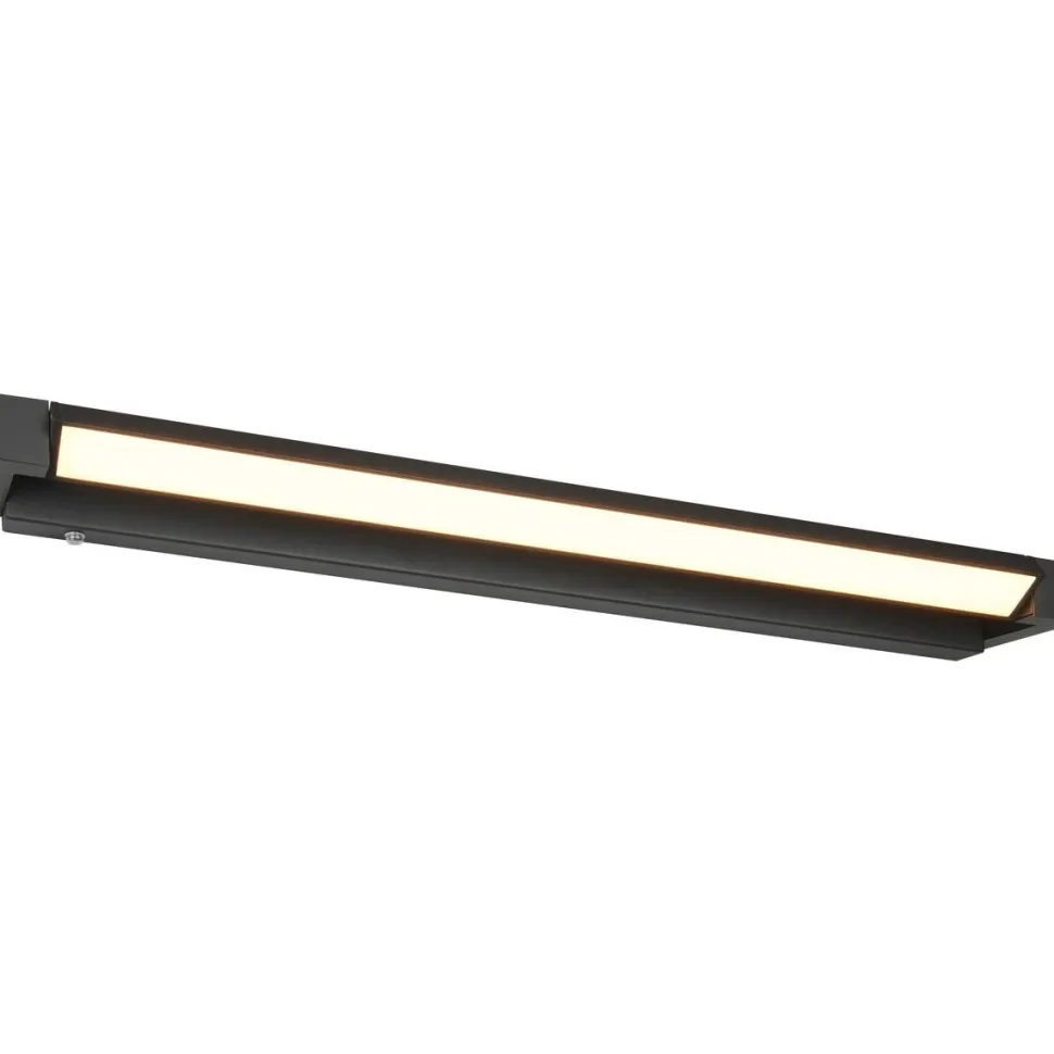 LED-seinävalaisin Trio Fabricio H2O 50cm musta