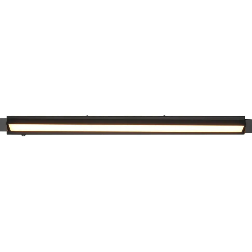 LED-seinävalaisin Trio Fabricio H2O 50cm musta