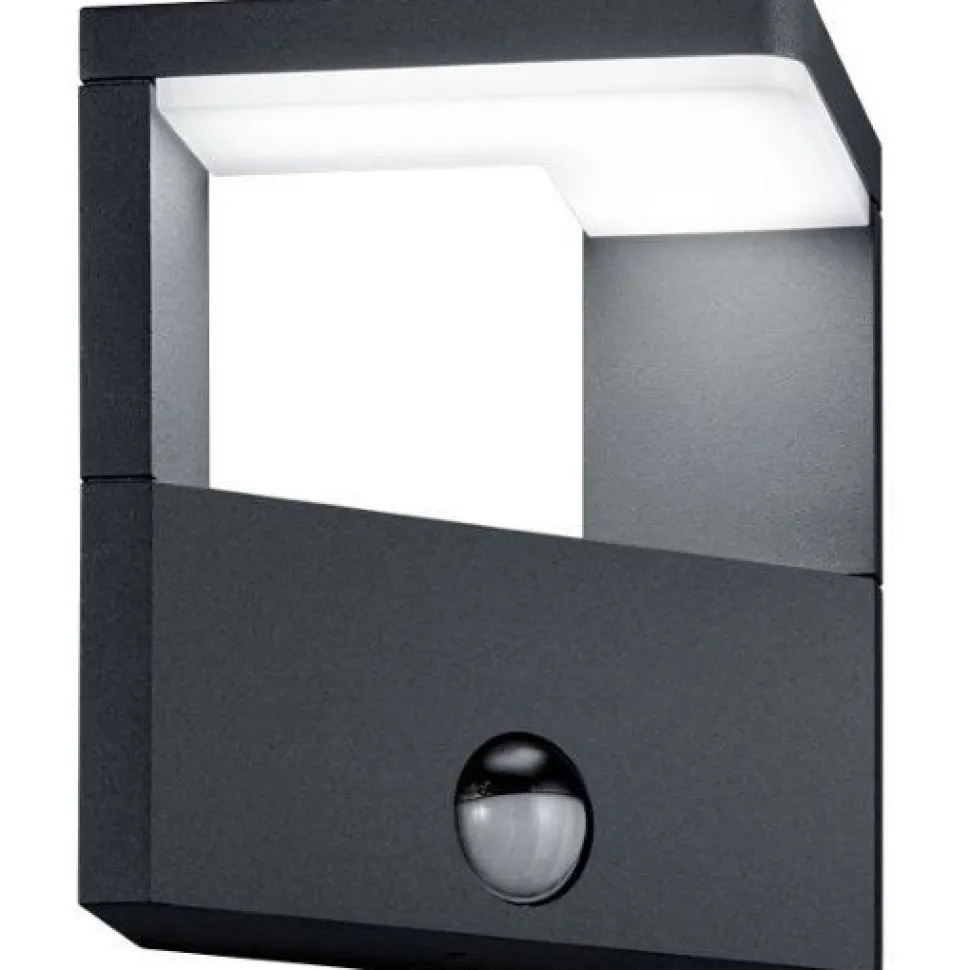 LED-seinävalaisin Trio Ganges 150x170 mm antrasiitti liiketunnistin