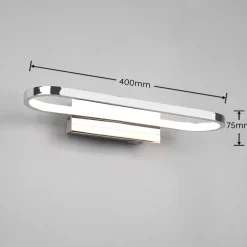 LED-seinävalaisin Trio Gianni H2O 40 cm eri värejä