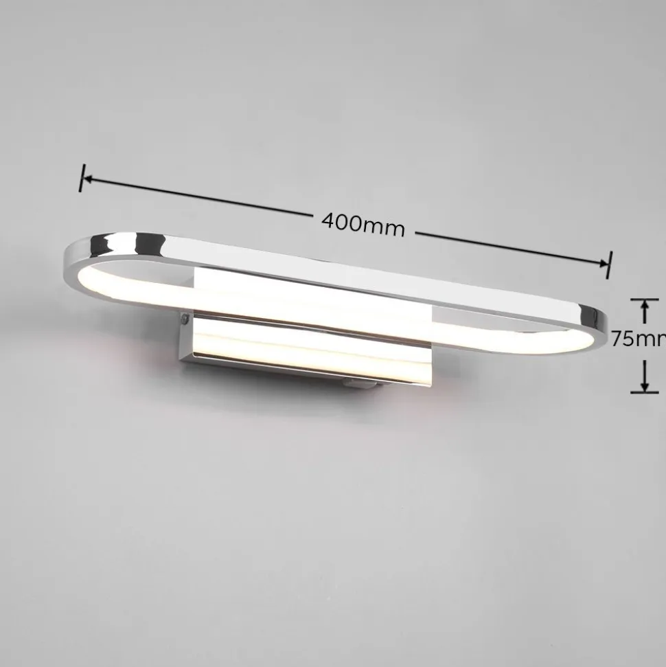 LED-seinävalaisin Trio Gianni H2O 40 cm eri värejä