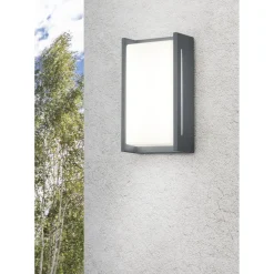 LED-seinävalaisin Trio Indus 129x233 mm antrasiitti IP54