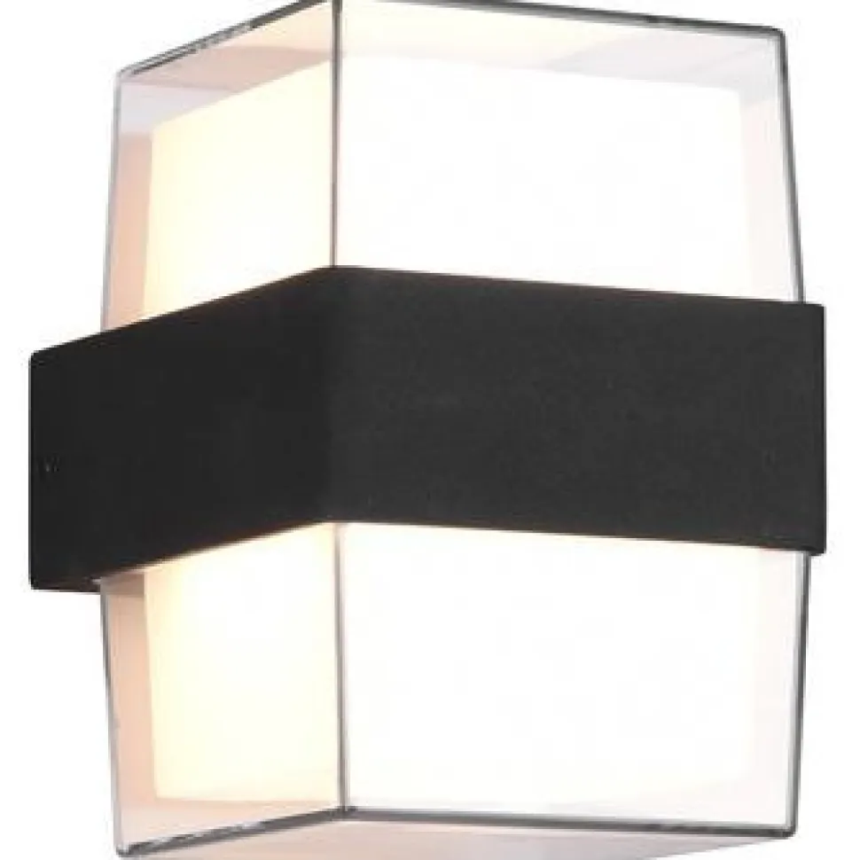LED-seinävalaisin Trio Molina IP54 3000 K antrasiitti