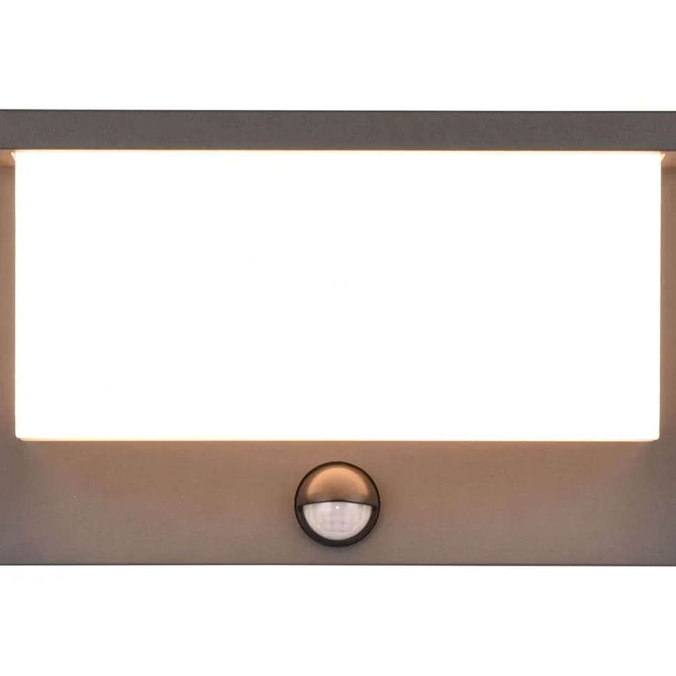 LED-seinävalaisin Trio Nestos, liiketunnistin, antrasiitti