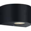 LED-seinävalaisin Trio Rosario 90x150x105 mm mattamusta IP44