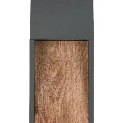 LED-seinävalaisin Trio Salmon, puu/antrasiitti