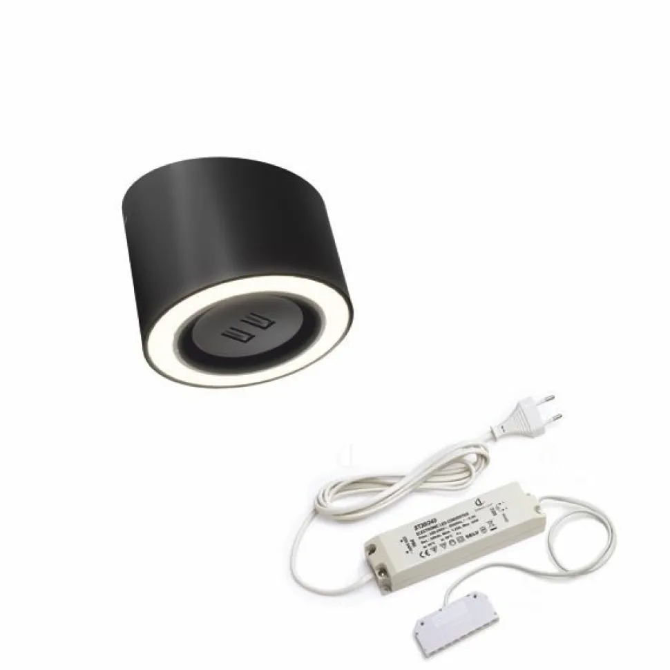 LED-Spotti Domus Line Unika D-M lisäosa 2-osaisella usb-pistorasialla eri värejä