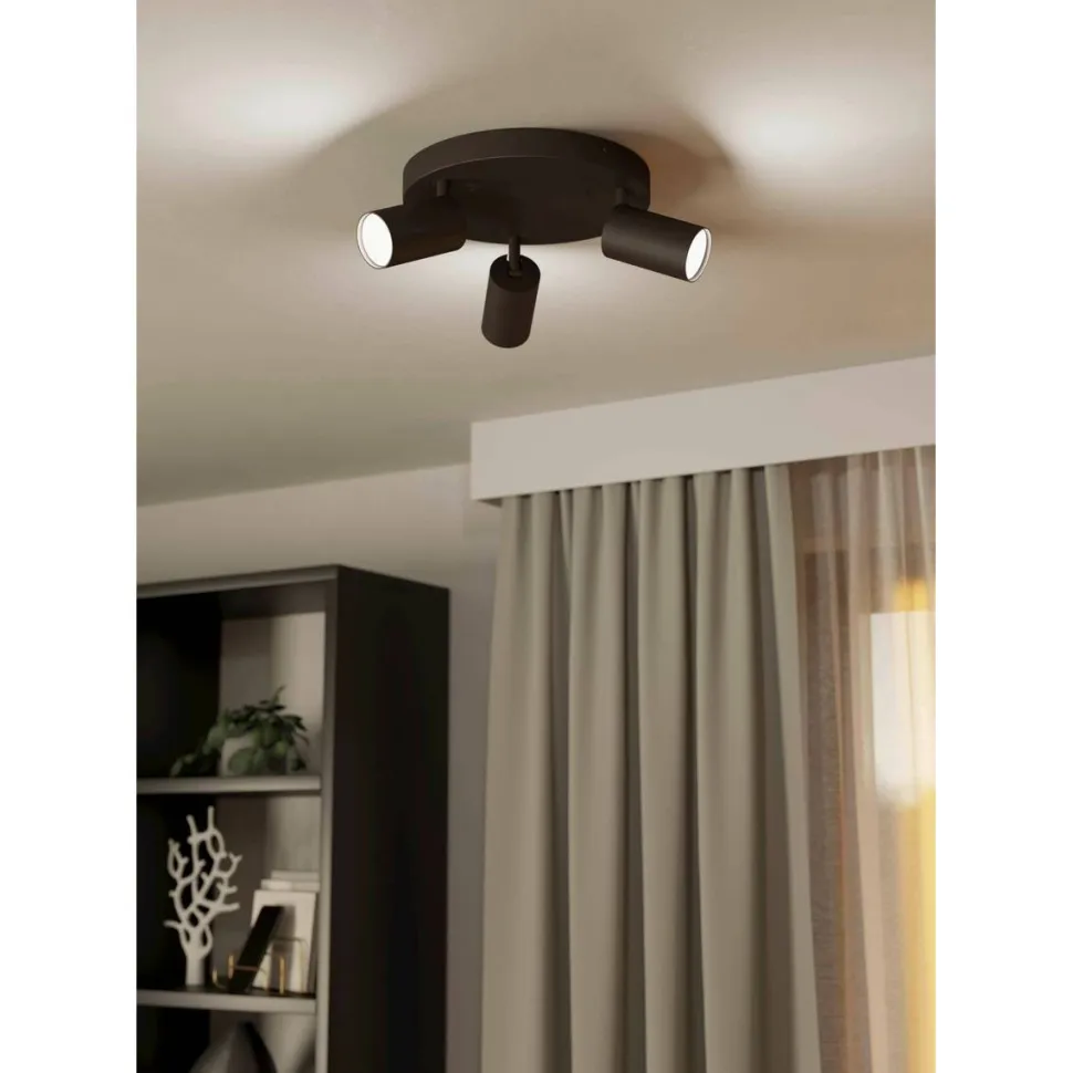 LED-Spottivalaisin Eglo connect.z Telimbela-z 3-osainen Ø25cm RGBW valkoinen