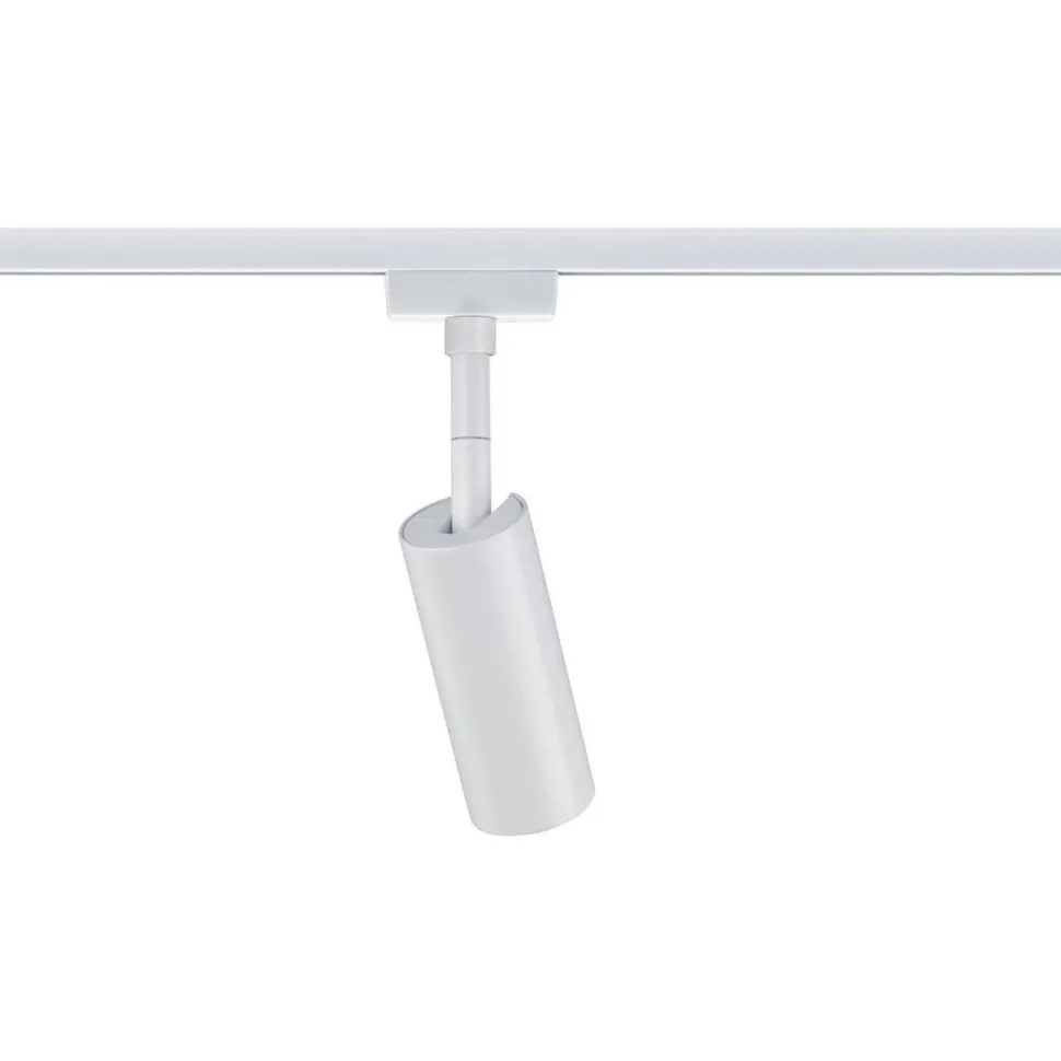 LED-spottivalaisin kiskoon Paulmann URail Tubo, 4000K, himmennettävä, mattakromi