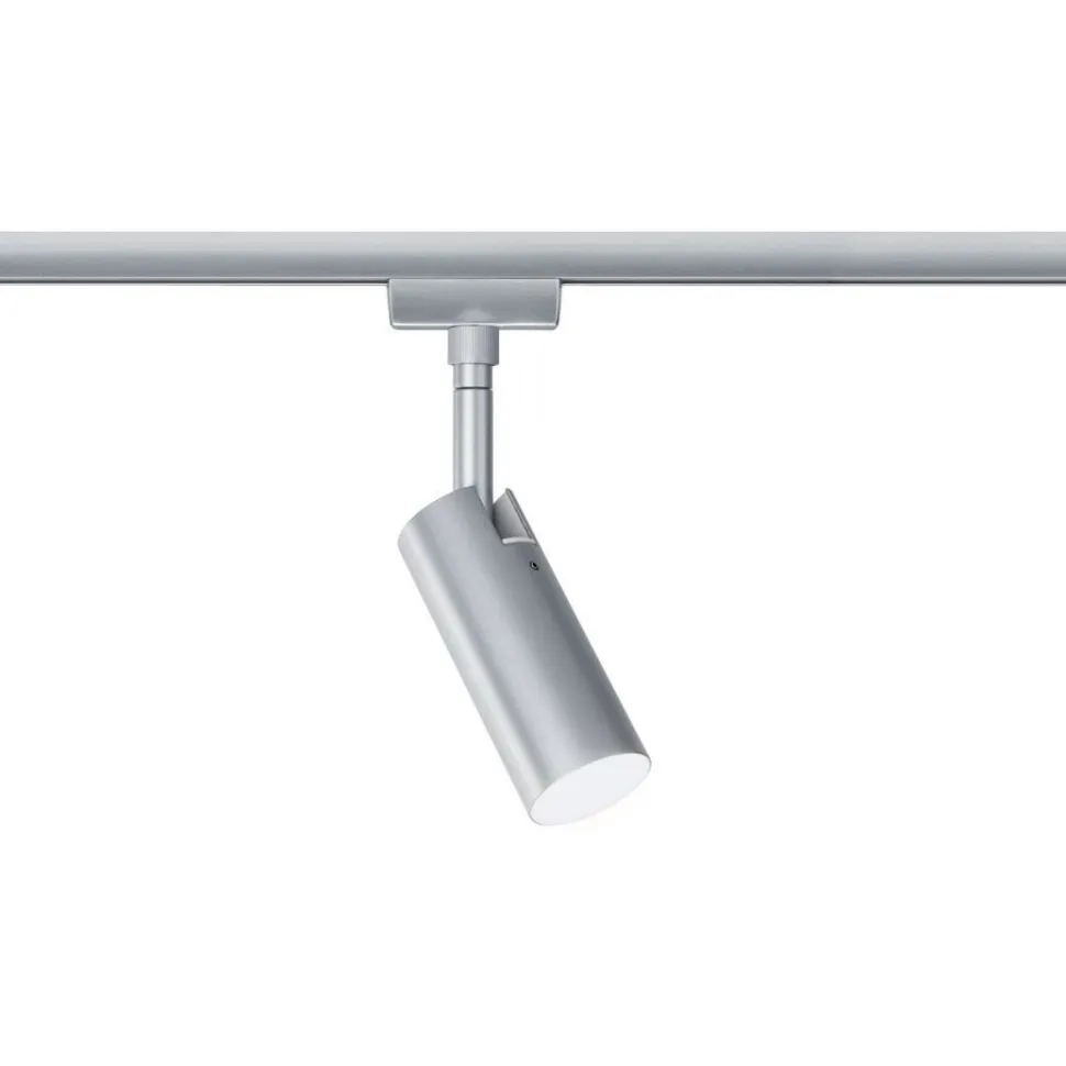 LED-spottivalaisin kiskoon Paulmann URail Tubo, 4000K, himmennettävä, mattakromi