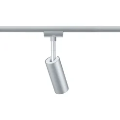 LED-spottivalaisin kiskoon Paulmann URail Tubo, 4000K, himmennettävä, mattakromi