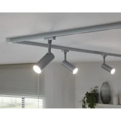 LED-spottivalaisin kiskoon Paulmann URail Tubo, 4000K, himmennettävä, mattakromi