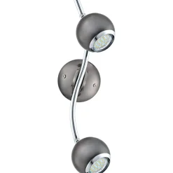 LED-Spottivalaisin Eglo Bimeda 2-osainen musta/nikkeli