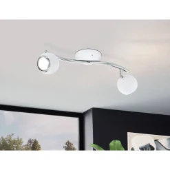 LED-Spottivalaisin Eglo Bimeda 2-osainen valkoinen