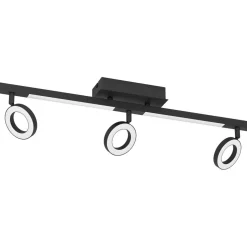 LED-Spottivalaisin Eglo Cardillio 2 3-osainen 38,5x8,5x17,5cm musta/valkoinen