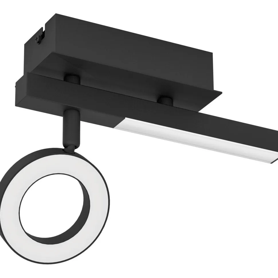 LED-Spottivalaisin Eglo Cardillio 2 2.2W 22,5x6,5x16,5cm musta/valkoinen