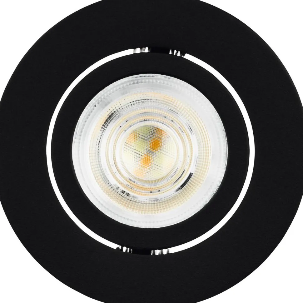 LED-Spottivalaisin Eglo connect.z Saliceto-Z 8,8cm 5W upotettava musta