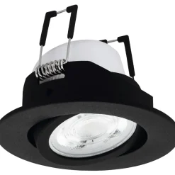 LED-Spottivalaisin Eglo connect.z Saliceto-Z 8,8cm 5W upotettava musta