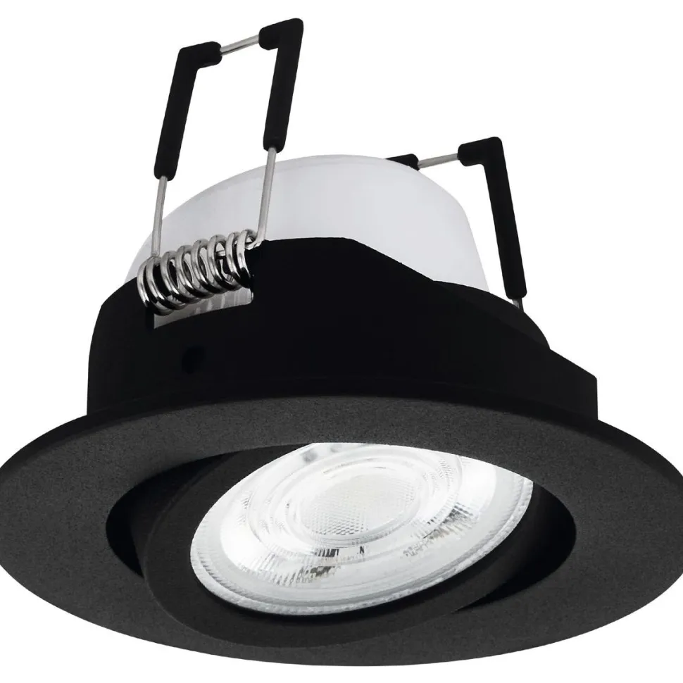 LED-Spottivalaisin Eglo connect.z Saliceto-Z 8,8cm 5W upotettava musta